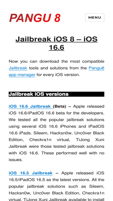 iOS 17 Jailbreak [Latest update] – Pangu8