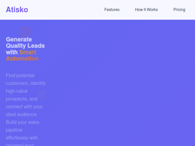 atisko.com homepage screenshot