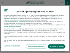 'ca-alsace-vosges.fr' screenshot