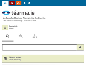 'tearma.ie' screenshot