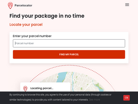 'parcelocator.com' screenshot