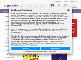 'arvelle.de' screenshot