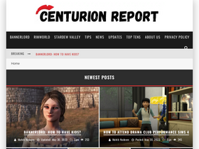 'thecenturionreport.com' screenshot