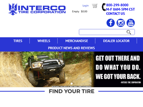 'intercotire.com' screenshot