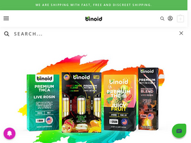 'binoidcbd.com' screenshot