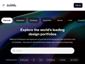 'benlo.dribbble.com' screenshot