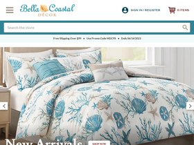 'bellacoastaldecor.com' screenshot