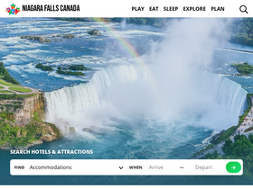 'niagarafallstourism.com' screenshot