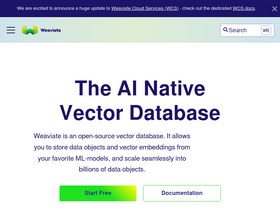 'weaviate.io' screenshot