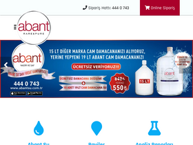 'abantsu.com.tr' screenshot