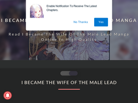 'ibecamethewifeofthemalelead.com' screenshot