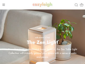 'cozyleigh.studio' screenshot