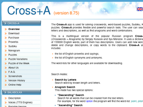 'cross-plus-a.com' screenshot