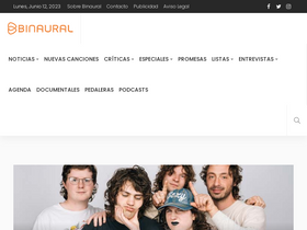 'binaural.es' screenshot