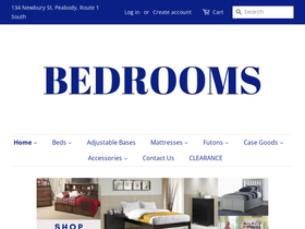 bedrooms1.com homepage screenshot
