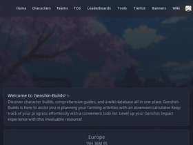 'genshin-builds.com' screenshot