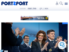 'port2port.co.il' screenshot