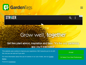 'gardentags.com' screenshot