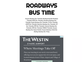 'roadwaysbustime.com' screenshot