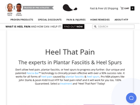 'heelthatpain.com' screenshot