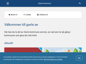 'gavle.se' screenshot