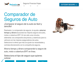 'rastreator.mx' screenshot