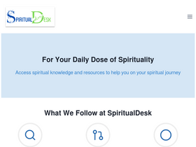 'spiritualdesk.com' screenshot