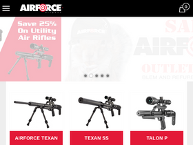 'airforceairguns.com' screenshot