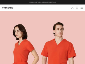 'mandalascrubs.com' screenshot
