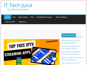 'ittechjuice.com' screenshot
