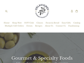 shopdelavignes.com homepage screenshot