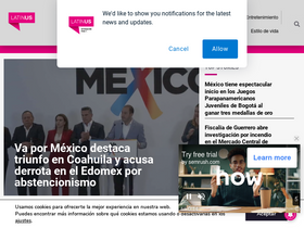 'latinus.us' screenshot