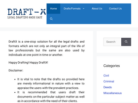 'draft-x.com' screenshot