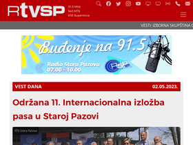 'rtvstarapazova.rs' screenshot