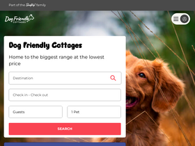 'dogfriendlycottages.co.uk' screenshot
