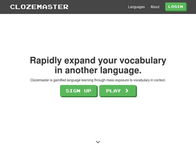 'clozemaster.com' screenshot
