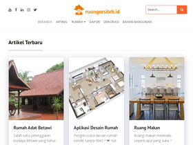 'ruangarsitek.id' screenshot