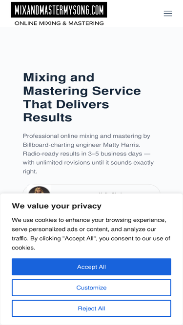 mixandmastermysong.com