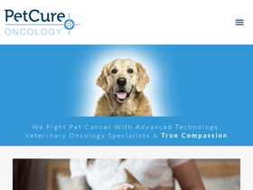 'petcureoncology.com' screenshot