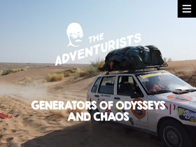 'theadventurists.com' screenshot