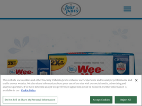 'fourpaws.com' screenshot