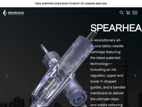 spearheadequipment.com homepage screenshot