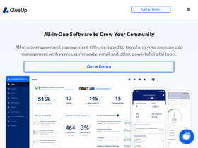 'glueup.com' screenshot