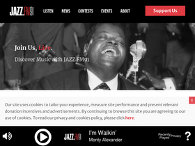 'jazz.fm' screenshot