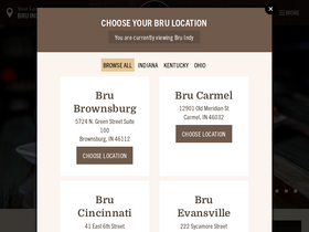 'bruburgerbar.com' screenshot