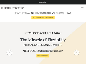 'essentrics.com' screenshot