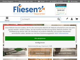 'fliesen24.com' screenshot