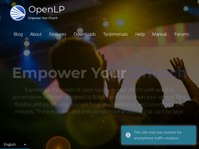 'openlp.org' screenshot