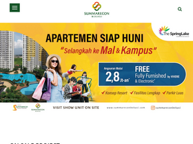 'summareconbekasi.com' screenshot