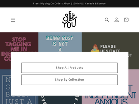 shopsewyou.com homepage screenshot